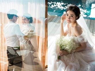Á hậu Tú Anh khoe vòng 1 gợi cảm trong bộ ảnh cưới cùng bạn trai cũ của Văn Mai Hương