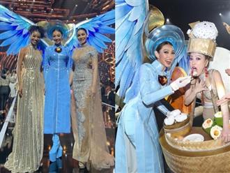 Bắt trọn khoảnh khắc các nàng hậu Thái Lan mê tít Miss Grand Vietnam Thùy Tiên sau phần thi Quốc phục 