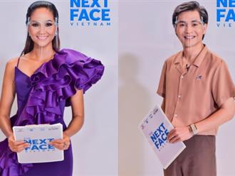 Hoa Hậu H’hen Niê 'tím lịm tìm sim', tươi rói bên cạnh host Nam Trung tại ‘The Next Face Vietnam’