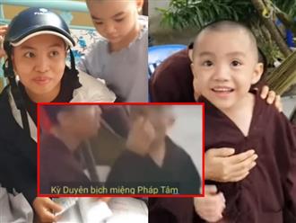 Nóng: Rộ clip chú tiểu Pháp Tâm Tịnh Thất Bồng Lai gọi ni cô Kỳ Duyên là mẹ, liền bị bịt miệng không cho nói tiếp?