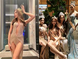 Thùy Tiên tạo ấn tượng mạnh khi diện đầm xuyên thấu, hở bạo tại họp báo Miss Grand International 2021