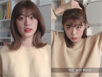 5 cách tạo kiểu tóc ngắn cực đơn giản giúp bạn xinh như gái Hàn, ai cũng có thể thực hiện ngay tại nhà