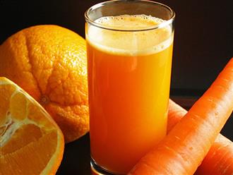 Uống nước ép cam cà rốt có tác dụng gì?