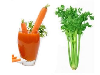 Công dụng và cách pha chế nước ép cần tây cà rốt