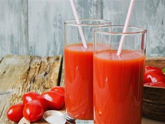 Tác dụng của nước ép cà chua với sức khỏe, những công thức ngon nhất