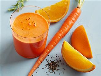 Giảm cân nhanh bất ngờ bằng nước cam ép và cà rốt