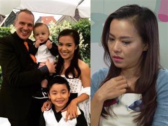 Diễn viên Lý Thanh Thảo bật khóc nhắc lại chuyện 'bị oan' khi mang thai con của chồng Tây