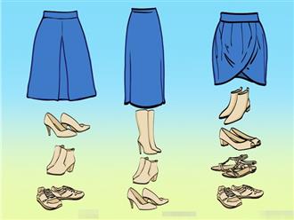 Muốn trở thành người sành thời trang, chỉ cần học ngay cách chọn giày phù hợp với 8 kiểu váy thông dụng này