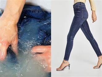 Nếu không muốn chiếc quần jeans trở nên "bạc phếch" hãy ghi nhớ 6 nguyên tắc làm sạch này
