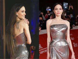 Angelina Jolie nối tóc cẩu thả trên thảm đỏ LHP Rome 2021, cộng đồng fan rần rần đòi sa thải hair stylist