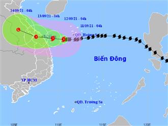 Cơn bão số 5 giật tới cấp 12, chỉ còn cách bờ biển Quảng Trị - Quảng Ngãi 180km