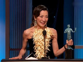 Dương Tử Quỳnh 'hạnh phúc vỡ òa' trở thành nữ diễn viên gốc Á đầu tiên chiến thắng tại giải thưởng SAG