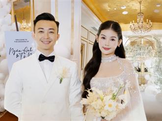 Khung cảnh đám cưới đẹp như truyện cổ tích của Hoa hậu Lê Âu Ngân Anh và MC Phan Tô Ny - xứng đáng là hôn lễ lộng lẫy nhất tháng 11