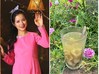 MC VTV Trang Moon chia sẻ cách làm trà vải hạt chia siêu đơn giản, đảm bảo 100% thành công