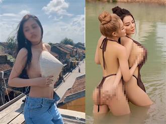 Vụ chân dài tự lột nội y ở Huế: CĐM gọi tên Hoa hậu 'vụ ngàn đô' và Ngân 98 trong loạt ảnh nude phản cảm rình rang MXH