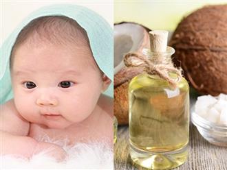 Công dụng của dầu dừa đối với trẻ sơ sinh mẹ đừng bỏ qua