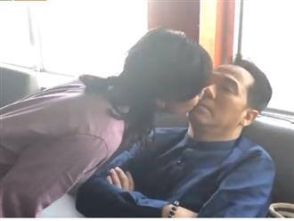 Choáng với clip Cát Phượng hôn môi Thành Lộc trong hậu trường quay phim