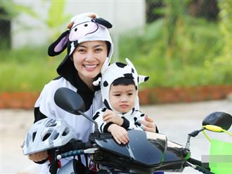 Thanh Bình cười té ghế vì mẹ con Ngọc Lan hóa thành bò sữa siêu cute