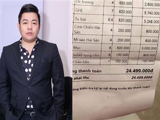 Êkip Quang Lê bức xúc vì bị 'chặt chém' bữa ăn khuya giá gần 25 triệu đồng ở Đà Nẵng