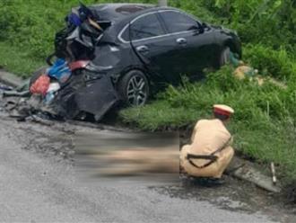Tai nạn kinh hoàng: Thiếu tá CSGT bị container tông tử vong khi đang làm nhiệm vụ