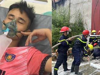 Tình trạng sức khỏe của 8 chiến sĩ cứu hỏa nhập viện sau vụ cháy ở kho xưởng hơn 1000 m2 giờ ra sao?