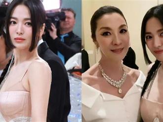 'Đả nữ' Dương Tử Quỳnh đọ sắc cùng Song Hye Kyo trên thảm đỏ sau 14 năm: Thần thái của mỹ nhân U70 thế nào mà khiến netizen phải trầm trồ? 