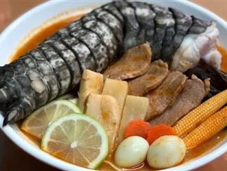 Độc lạ: Nhà hàng Đài Loan cho ra mắt món mì cá sấu khiến thực khách can đảm nhất cũng phải 'rợn cả người' 
