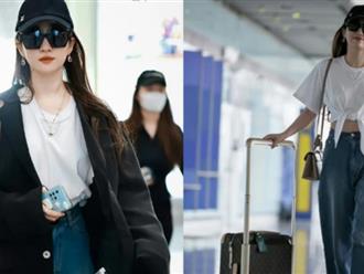 Netizen 'rụng tim' trước outfit sân bay của Lưu Diệc Phi: Đẳng cấp mỹ nhân vạn người mê không phải hư danh 