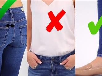 Bạn sẽ vô tình biến mình thành "thảm họa thời trang" nếu không biết những lưu ý này khi mặc quần jeans