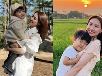 Từng "cầu cứu" netizen vì sợ quý tử "nấm lùn", con trai Hòa Minzy nay đã cao lớn thấy rõ