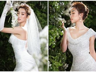 Hoa hậu Đỗ Mỹ Linh hóa 'nàng thơ' khi diện váy cưới