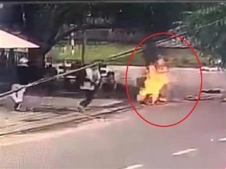 Cô gái bị tạt xăng đốt giữa đường ở Quảng Nam: "Hành vi côn đồ, động cơ đê hèn"