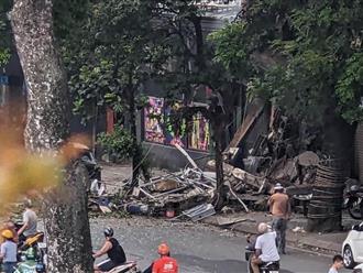 Hiện trường vụ nổ khí gas tại nhà dân ở Hà Nội khiến 4 người bị thương