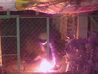Một gia đình ở Bình Thuận bị ném bom xăng vào nhà nghi do... tiểu bậy
