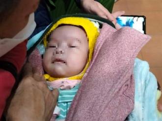 Quảng Nam: Bé trai khoảng 2 tháng tuổi bị bỏ rơi trước tượng Quan Âm