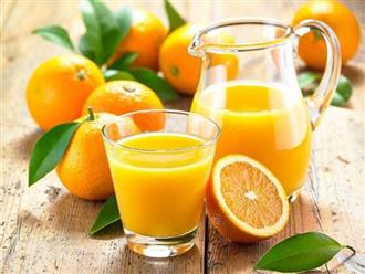 Nước cam rất tốt cho sức khỏe nhưng 3 thời điểm này được khuyến cáo không nên uống