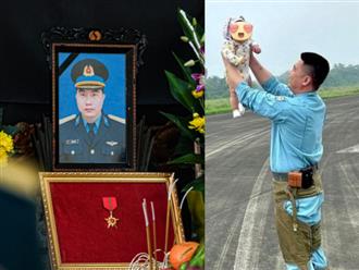 Tang lễ phi công hy sinh trong vụ rơi máy bay Su-22 ở Yên Bái: Không khí tang thương bao phủ lấy ngôi nhà