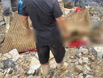 Thương tâm: Người phụ nữ ở Hà Giang bị đá đè tử vong do sạt lở đất