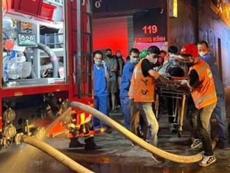 Tiếp nhận ủng hộ các nạn nhân trong vụ cháy ở phố Trung Kính khiến 14 người tử vong