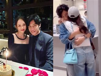 Trần Kiều Ân ôm hôn chồng công khai tại sân bay, 'đánh bay' tin đồn rạn nứt hôn nhân