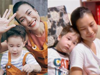 Trở thành mẹ đơn thân sau 'tan vỡ' hôn nhân, Hoàng Oanh 'lo sốt vó' khi con trai gặp chuyện