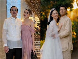 Vợ chồng Hà Tăng công khai tình tứ tại đám cưới Linh Rin và Phillip Nguyễn