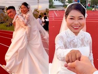 Xúc động câu chuyện đằng sau bức ảnh cưới chú rể kém cô dâu 7 tuổi 'gây bão' ở Đà Nẵng