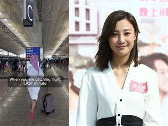 Chu Trí Hiền, nữ diễn viên mặc áo choàng tắm chạy quanh sân bay đang gây phẫn nộ là ai? Từng bị cấm sóng vì bê bối tình cảm