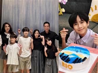 Lý Hải và Minh Hà tổ chức sinh nhật cho Rio tròn 12 tuổi, diện mạo nhóc tỳ cao lớn ra dáng anh Hai