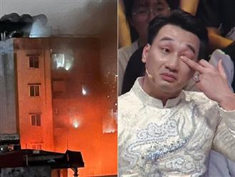 MC Thành Trung đau đớn chứng kiến cảnh tượng tang thương và kể chuyện trắng đêm tìm vợ con cho bạn trong vụ cháy chung cư, “Tôi đã khóc, khóc rất nhiều” 