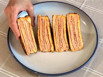 Sandwich thịt nguội đơn giản cho bữa sáng vội vàng!