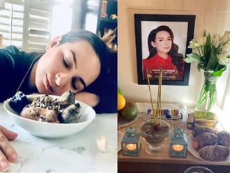 Người em thân thiết chia sẻ hình ảnh cố ca sĩ Phi Nhung chụp cùng món khoai luộc, rưng rưng: 'Giờ kêu dậy ăn thật khó quá'