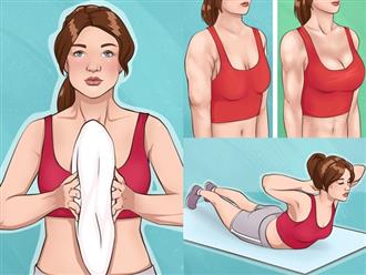 10 bài tập dễ dàng thực hiện cho cánh tay đẹp và ngực gọn gàng, căng mẩy