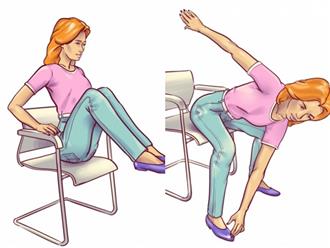 6 bài tập với ghế cho bụng phẳng lì dù bạn lười mấy cũng thành công